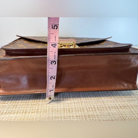 Louis Vuitton Monceau 28 LV Monogram Hand/Crossbody Bag w/keys for lock w/ COA - Picture 7 of 15